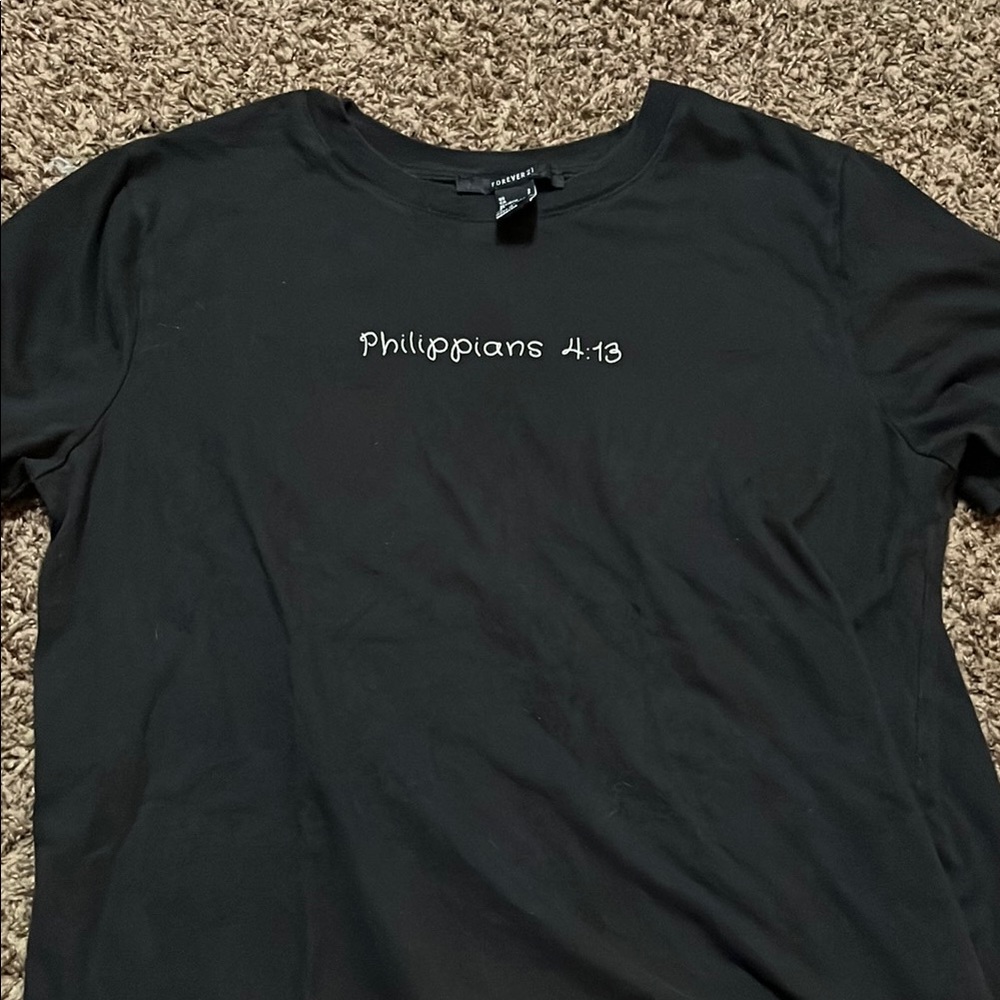 Forever 21 Black T-Shirt
